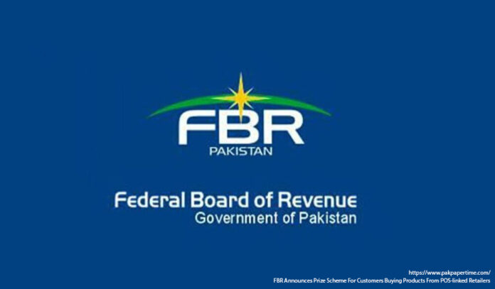 FBR Announces Prize Scheme For Customers Buying Products From POS-linked Retailers