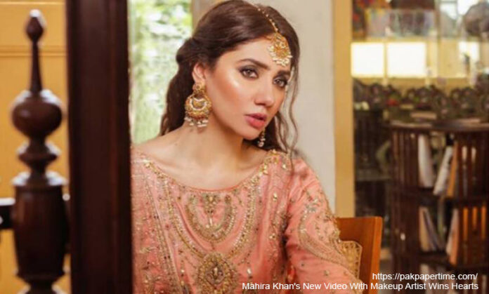 Mahira Khan's New Video With Makeup Artist Wins Hearts